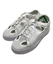 PUMA（プーマ）の古着「PLATFORM TRACE LITE MULE」｜ホワイト