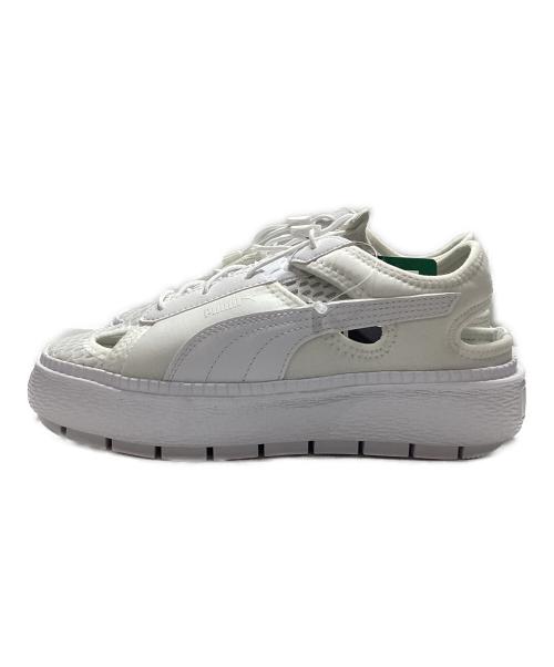 PUMA（プーマ）PUMA (プーマ) PLATFORM TRACE LITE MULE ホワイト サイズ:23㎝の古着・服飾アイテム