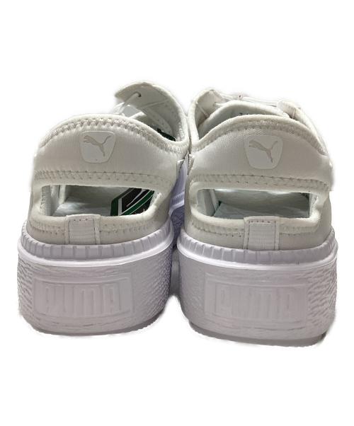 PUMA（プーマ）PUMA (プーマ) PLATFORM TRACE LITE MULE ホワイト サイズ:23㎝の古着・服飾アイテム