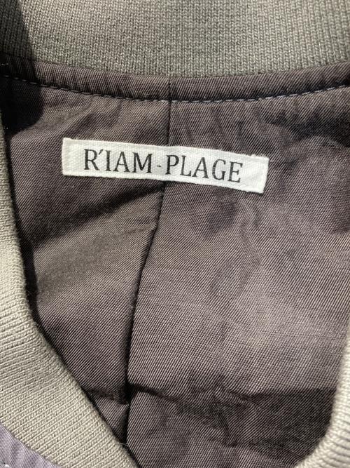 R'IAM（リアム）R'IAM (リアム) MA1 LONGブルゾン グレー サイズ:記載なしの古着・服飾アイテム