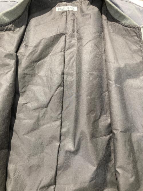 R'IAM（リアム）R'IAM (リアム) MA1 LONGブルゾン グレー サイズ:記載なしの古着・服飾アイテム