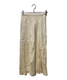 Plage（プラージュ）の古着「Washable Fibril Drape スカート」｜アイボリー