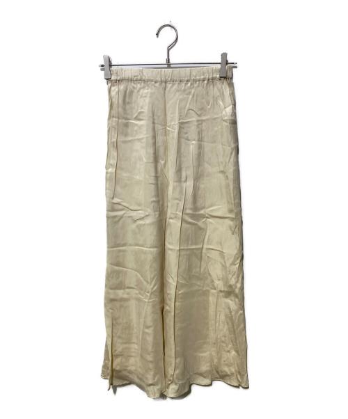 Plage（プラージュ）Plage (プラージュ) Washable Fibril Drape スカート アイボリー サイズ:SIZE 34の古着・服飾アイテム
