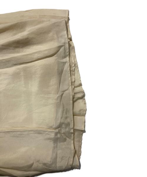 Plage（プラージュ）Plage (プラージュ) Washable Fibril Drape スカート アイボリー サイズ:SIZE 34の古着・服飾アイテム