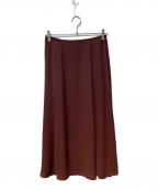 theory luxeセオリーリュクス）の古着「ウォッシャブルスカート」｜ボルドー