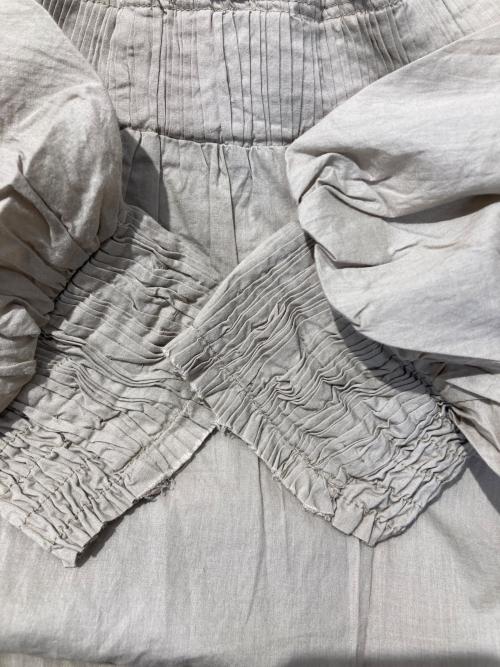 Plage（プラージュ）Plage (プラージュ) コットンハンドタックワンピース ベージュ サイズ:記載なしの古着・服飾アイテム