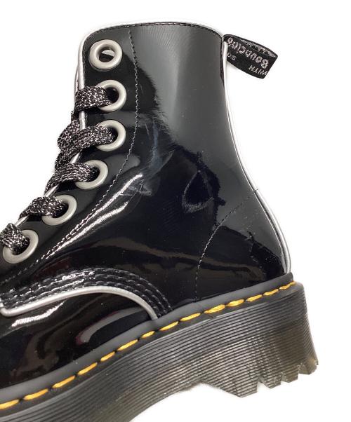 Dr.Martens（ドクターマーチン）Dr.Martens (ドクターマーチン) パテントランパー6ホールブーツ ブラック サイズ:UK4の古着・服飾アイテム
