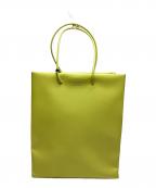 UNKNOWN PRODUCTSアンノウン プロダクツ）の古着「Leather Paper Bag M」｜イエロー
