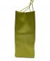 UNKNOWN PRODUCTS (アンノウン プロダクツ) Leather Paper Bag M イエロー：12000円