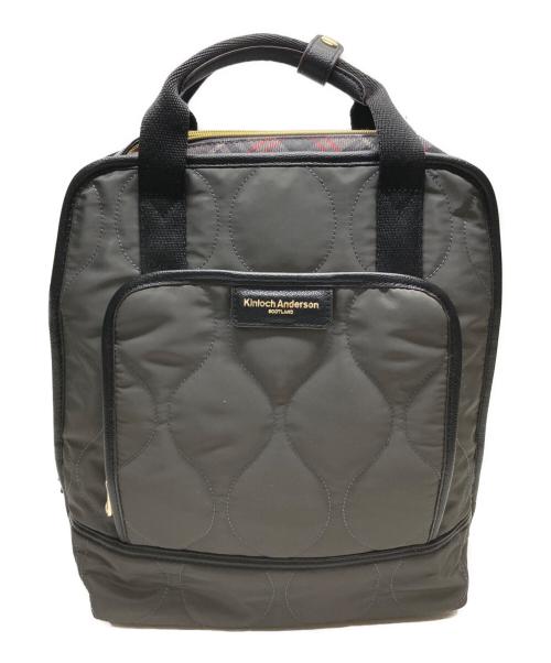 Kinloch Anderson（キンロックアンダーソン）Kinloch Anderson (キンロックアンダーソン) キルティング2WAYバッグ グレーの古着・服飾アイテム