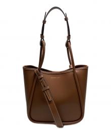 CHARLES & KEITH（チャールズアンドキース）の古着「ライラチューブラスラウチートートバッグ」｜ブラウン
