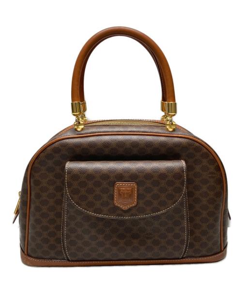 CELINE（セリーヌ）CELINE (セリーヌ) マカダムハンドバッグ ブラウンの古着・服飾アイテム