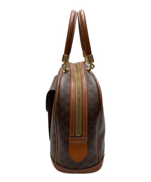CELINE（セリーヌ）CELINE (セリーヌ) マカダムハンドバッグ ブラウンの古着・服飾アイテム