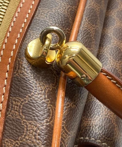 CELINE（セリーヌ）CELINE (セリーヌ) マカダムハンドバッグ ブラウンの古着・服飾アイテム