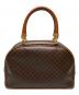 CELINE (セリーヌ) マカダムハンドバッグ ブラウン：40000円