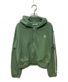 Snidel（スナイデル）の古着「UVカットフーディーパーカー」｜グリーン