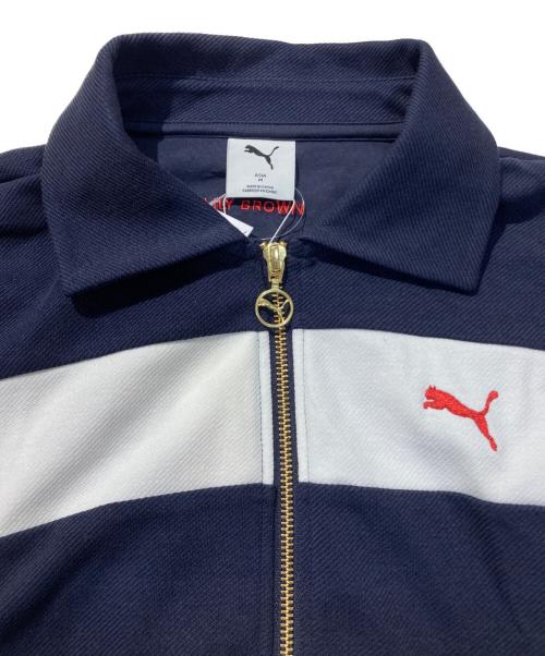 PUMA（プーマ）PUMA (プーマ) Lily Brown (リリーブラウン) コンパクトトラックジャケット ネイビー サイズ:M 未使用品の古着・服飾アイテム