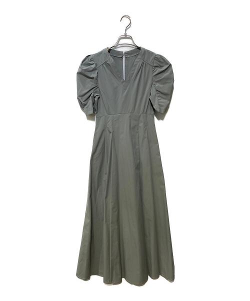 COCODEAL（ココディール）COCODEAL (ココディール) ギャザースリーブボリュームワンピース グリーン サイズ:1の古着・服飾アイテム