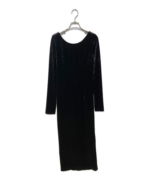 ANDRESD（アンドレスド）ANDRESD (アンドレスド) sparkle lace velour dress ブラック サイズ:S 未使用品の古着・服飾アイテム