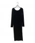 中古・古着 ANDRESD (アンドレスド) sparkle lace velour dress ブラック サイズ:S 未使用品：12000円