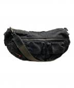 DIESELディーゼル）の古着「MULTI-PKTS SHOULDER BAG X」｜ブラック