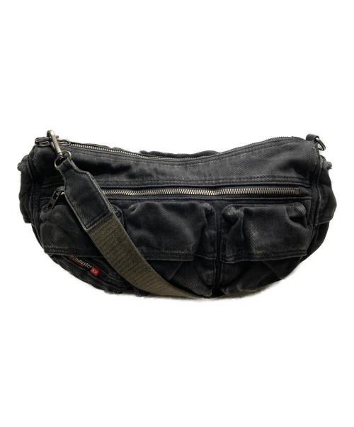 DIESEL（ディーゼル）DIESEL (ディーゼル) MULTI-PKTS SHOULDER BAG X ブラックの古着・服飾アイテム