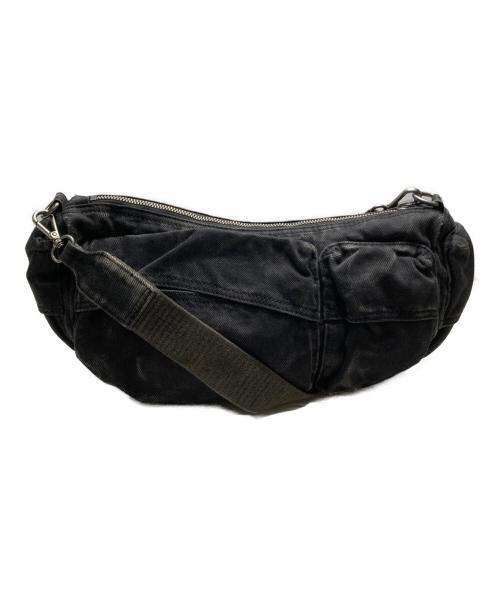 DIESEL（ディーゼル）DIESEL (ディーゼル) MULTI-PKTS SHOULDER BAG X ブラックの古着・服飾アイテム