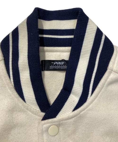 PRO STANDARD（プロスタンダード）PRO STANDARD (プロスタンダード) CHAMARRA UNIVERSITALIA MLB HOUSTON ASTROS RETRO CLASSICS ホワイト×ネイビー サイズ:Mの古着・服飾アイテム