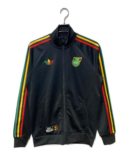 adidas（アディダス）adidas (アディダス) JAMAICA NATIONAL TEAM TRACK TOP × BOB MARLEY ブラック サイズ:Mの古着・服飾アイテム