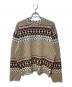stussy（ステューシー）の古着「JACQUARD CREW KNIT」｜ベージュ