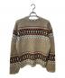 stussy (ステューシー) NOMA t.d. (ノーマティーディー) JACQUARD CREW KNIT ベージュ サイズ:M：12000円