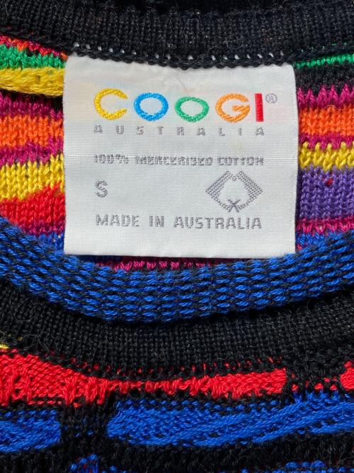 Coogi（クージー）COOGI (クージー) 3Ｄニット マルチカラー サイズ:Sの古着・服飾アイテム