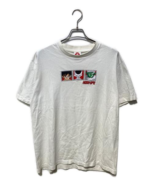 HOOK UPS（フックアップス）HOOK UPS (フックアップス) DRAGON BALL T-SHIRTS ホワイト サイズ:XLの古着・服飾アイテム