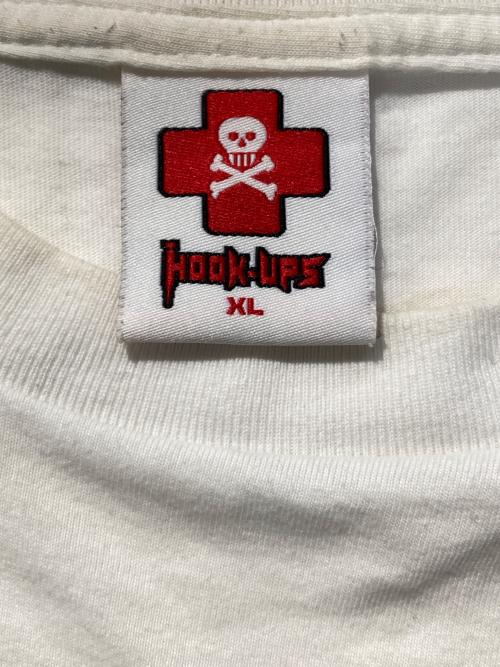 HOOK UPS（フックアップス）HOOK UPS (フックアップス) DRAGON BALL T-SHIRTS ホワイト サイズ:XLの古着・服飾アイテム