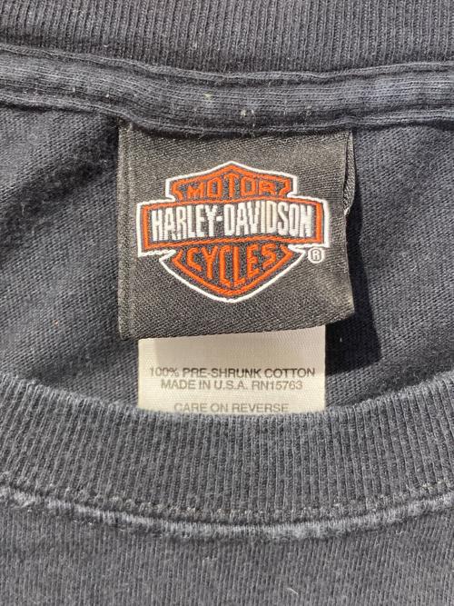 HARLEY-DAVIDSON（ハーレーダビッドソン）HARLEY-DAVIDSON (ハーレーダビッドソン) Tシャツ ブラック サイズ:2XLの古着・服飾アイテム