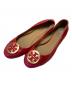 TORY BURCH（トリーバーチ）の古着「MINNIE CAP-TOE BALLET」｜ピンク