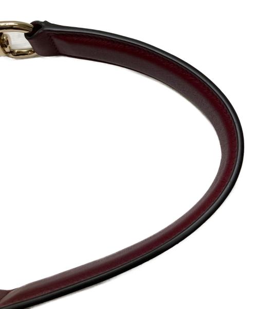 GUCCI（グッチ）GUCCI (グッチ) グッチシマ  ワンショルダー2WAYハンドバッグ レッドの古着・服飾アイテム