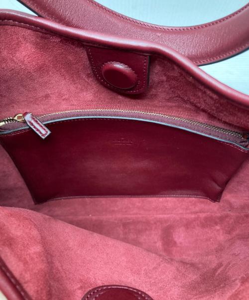 GUCCI（グッチ）GUCCI (グッチ) グッチシマ  ワンショルダー2WAYハンドバッグ レッドの古着・服飾アイテム