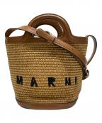 MARNIマルニ）の古着「TROPICALIA BUCKET SHOULDER BAG」｜ブラウン