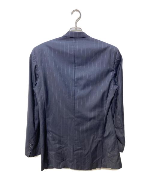 Burberry's（バーバリーズ）Burberry's (バーバリーズ) ピークドラペルダブルブレストテーラードジャケット ネイビー サイズ:FREEの古着・服飾アイテム