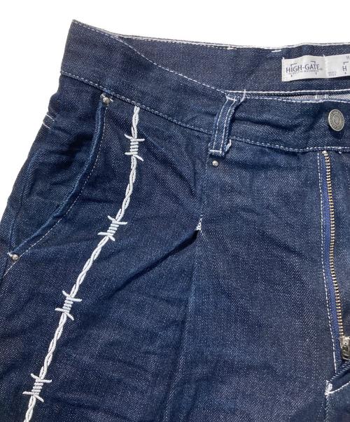 HIGH-GATE（ハイゲート）HIGH-GATE (ハイゲート) デニムパンツ インディゴ サイズ:2の古着・服飾アイテム