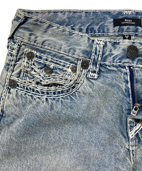 TRUE RELIGION（トゥルー レリジョン）TRUE RELIGION (トゥルー レリジョン) RICKY SUPER QT FLAP インディゴ サイズ:SIZE76㎝(W30)の古着・服飾アイテム
