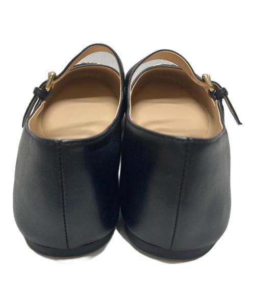 COACH（コーチ）COACH (コーチ) Aubrey Mary Jane Flat Pumps ブラック サイズ:6.5の古着・服飾アイテム