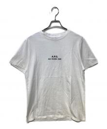 A.P.C.（アーペーセー）の古着「ロゴ刺繍Tシャツ」｜ホワイト