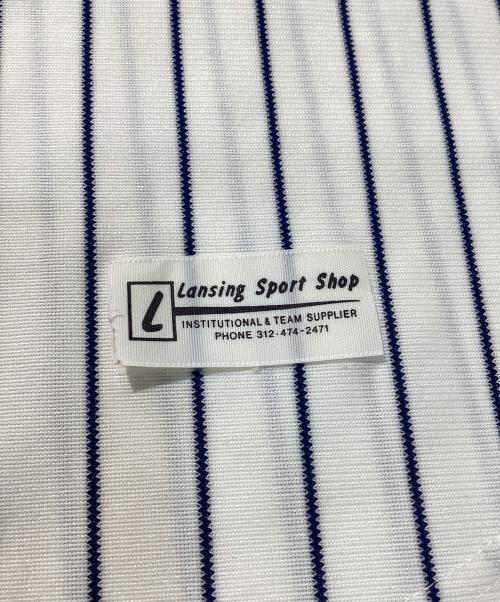 TEAMWORK（チームワーク）TEAMWORK (チームワーク) ニューヨークヤンキースベースボールシャツ ホワイト サイズ:XLの古着・服飾アイテム