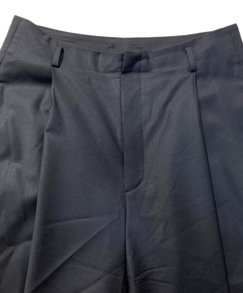 Bajra（バジュラ）Bajra (バジュラ) クロップドスラックス ブラックの古着・服飾アイテム