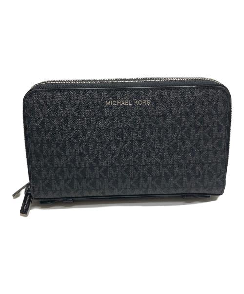 MICHAEL KORS（マイケルコース）MICHAEL KORS (マイケルコース) ダルジップウォレット グレーの古着・服飾アイテム