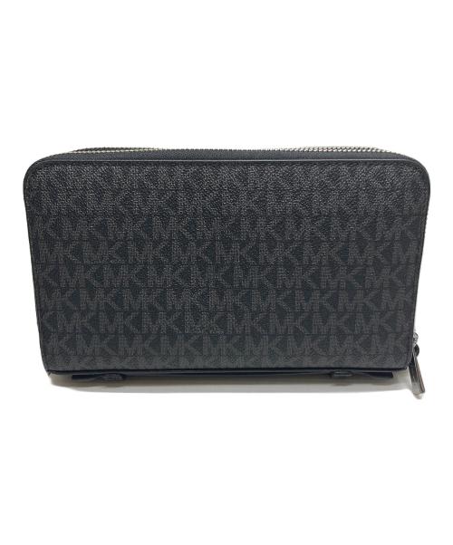 MICHAEL KORS（マイケルコース）MICHAEL KORS (マイケルコース) ダルジップウォレット グレーの古着・服飾アイテム