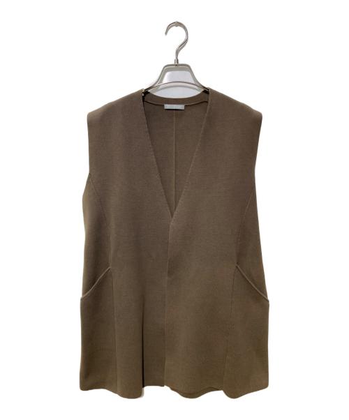 theory luxe（セオリーリュクス）theory luxe (セオリーリュクス) ニットベスト ブラウン サイズ:SIZE 38の古着・服飾アイテム