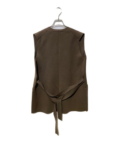 theory luxe（セオリーリュクス）theory luxe (セオリーリュクス) ニットベスト ブラウン サイズ:SIZE 38の古着・服飾アイテム